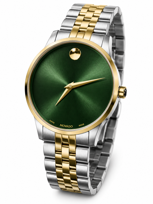 Movado Classic de hombre pulsera de metal – 0607940