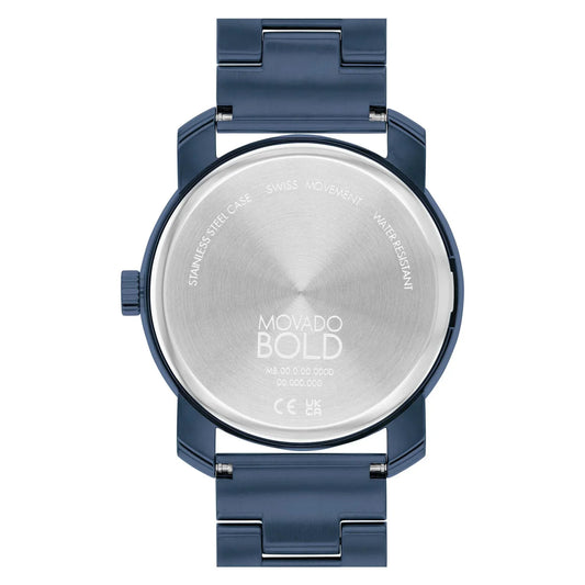 Movado Bold de hombre pulsera de metal 42 mm – 3601035
