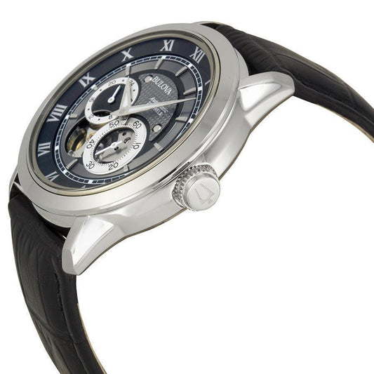 Bulova Sutton de hombre correa de piel 41mm – 96A135