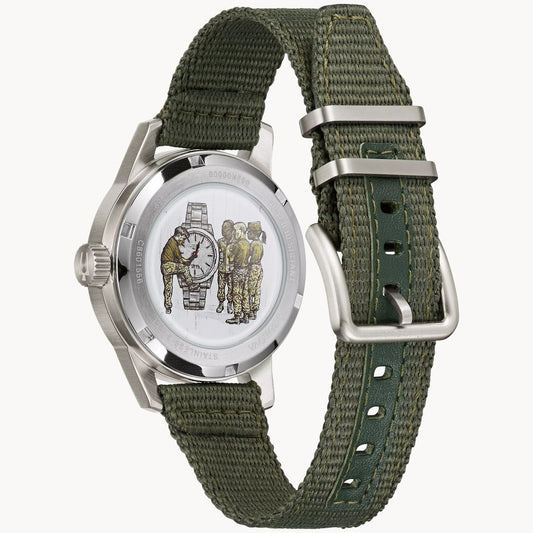 Bulova Hack Watch de caballero pulsera de tela – 96A259