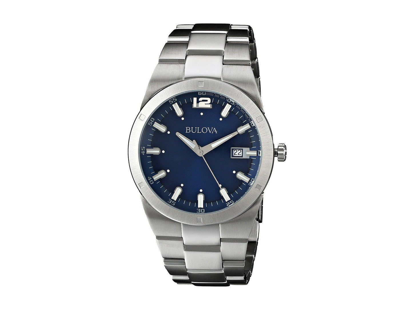 Bulova Dress de hombre correa de metal – 96B220