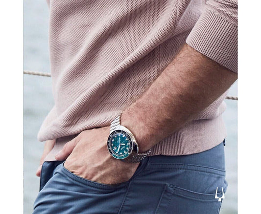 Bulova Oceanographer para caballero banda de metal – 96B322