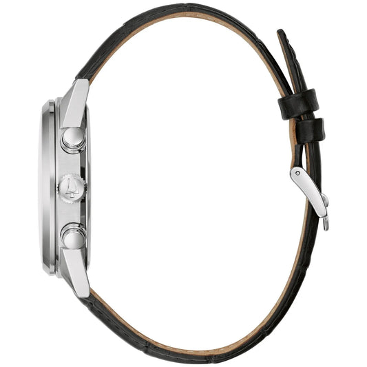 Bulova High Precision de hombre pulsera de cuero – 96B371