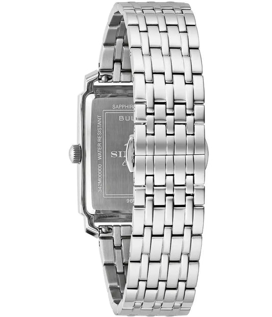 Bulova Frank Sinatra para caballero pulsera de metal – 96B399