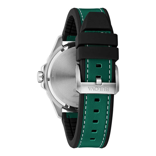 Bulova Marine Star de hombre pulsera de cuero – 96B449