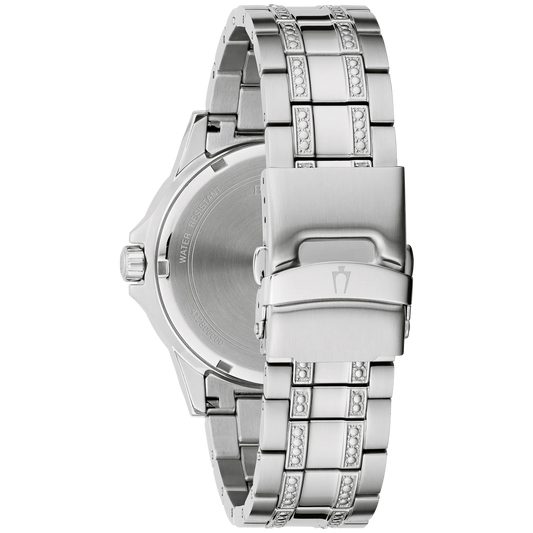 Bulova Crystal de hombre correa de metal – 96K114