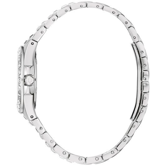 Bulova Crystal de mujer correa de metal – 96L290