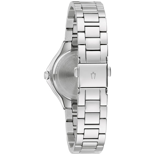 Bulova Crystal de mujer pulsera de metal 30 mm – 96L300