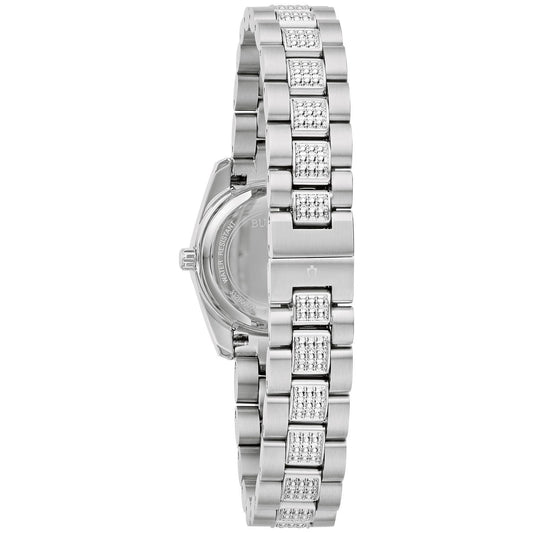 Bulova Crystal de señorita pulsera de metal – 96L313