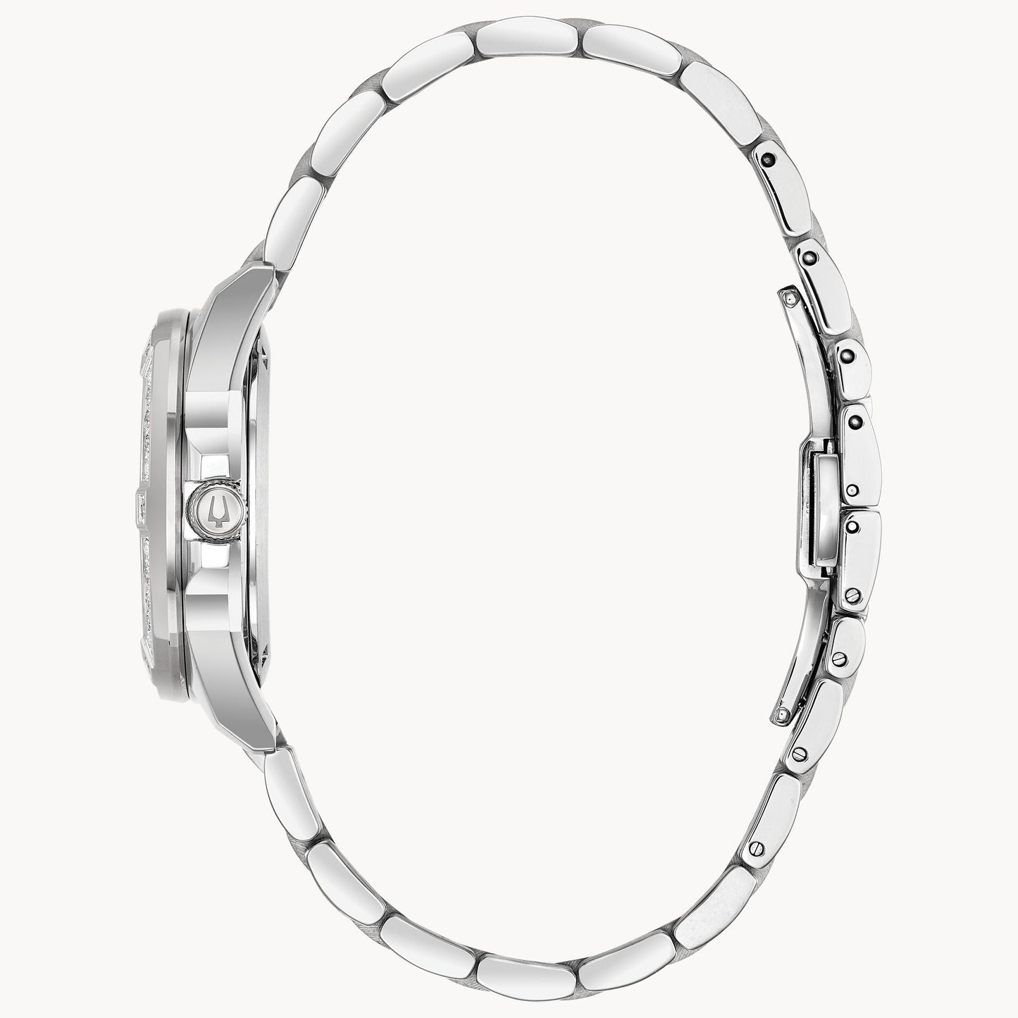 Bulova Marine Star de mujer correa de metal – 96R215