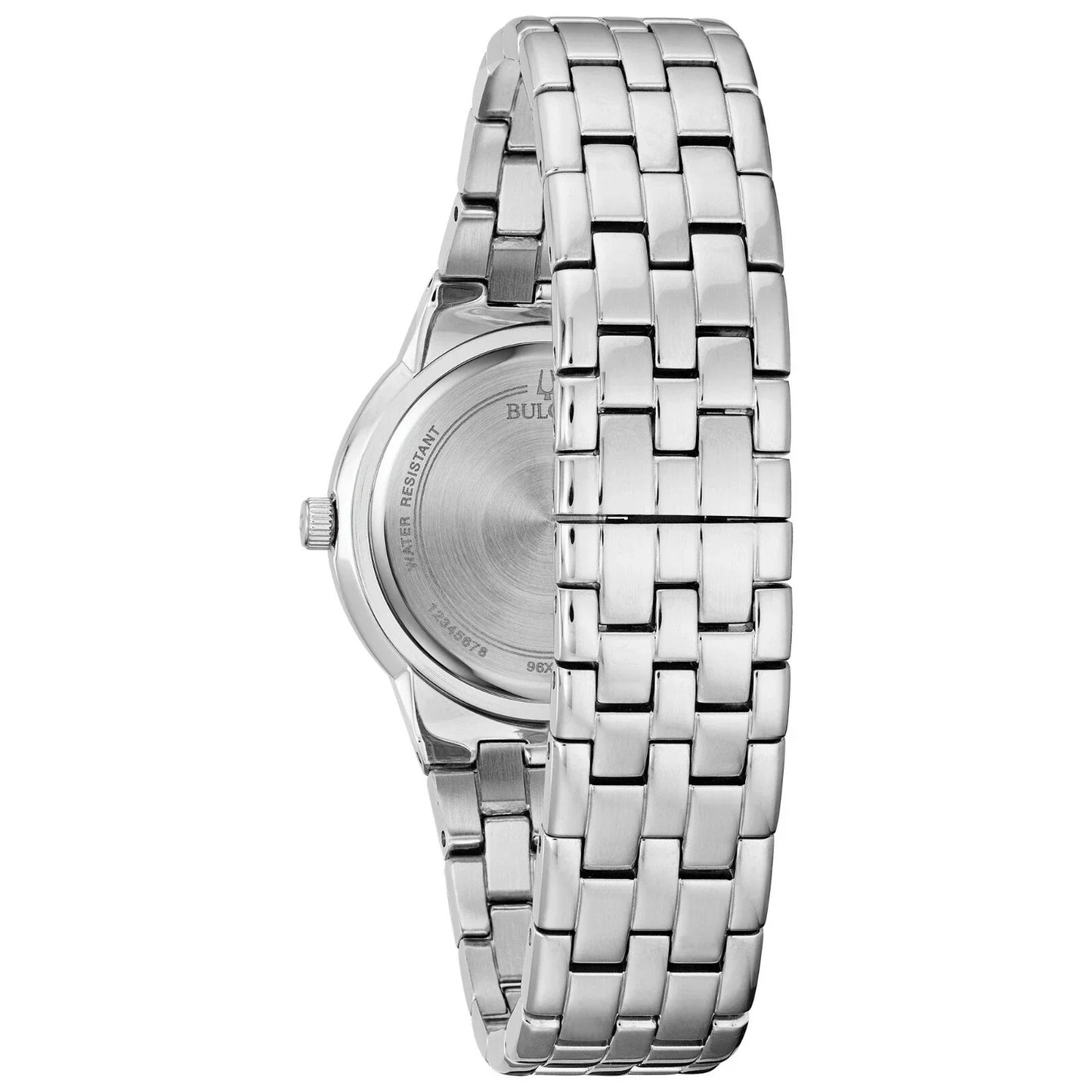 Bulova Crystal de mujer banda de metal 33 mm – 96X144
