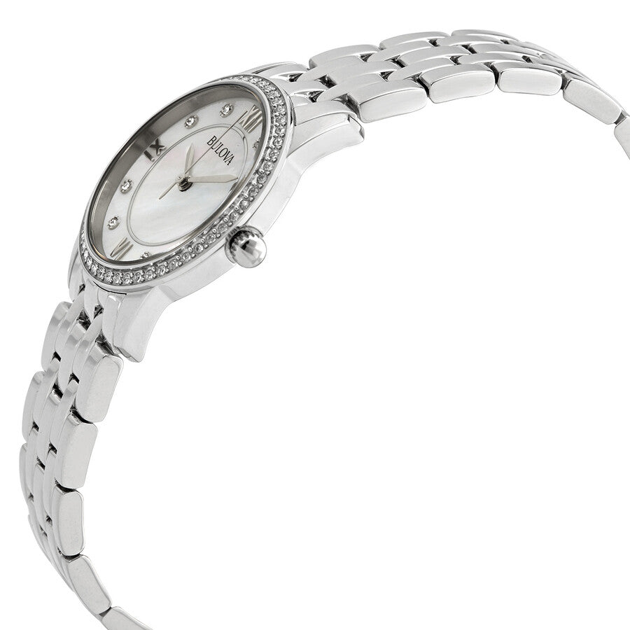 Bulova Crystal de señorita pulsera de metal 27 mm – 96X155