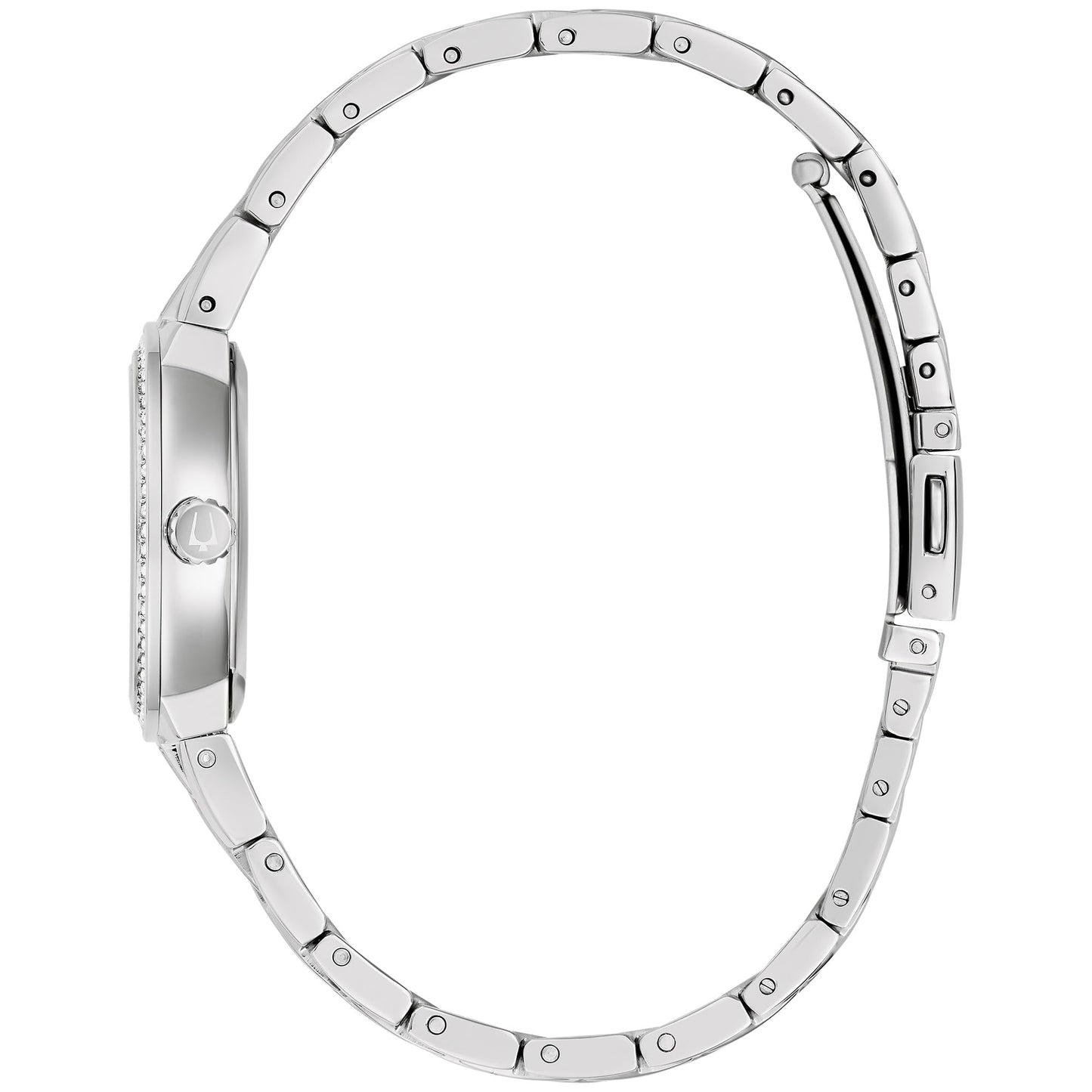 Bulova Crystal de dama pulsera de metal – 96X163