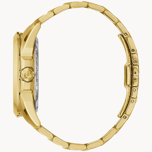 Bulova Sutton de caballero pulsera de metal 43 mm – 97A162