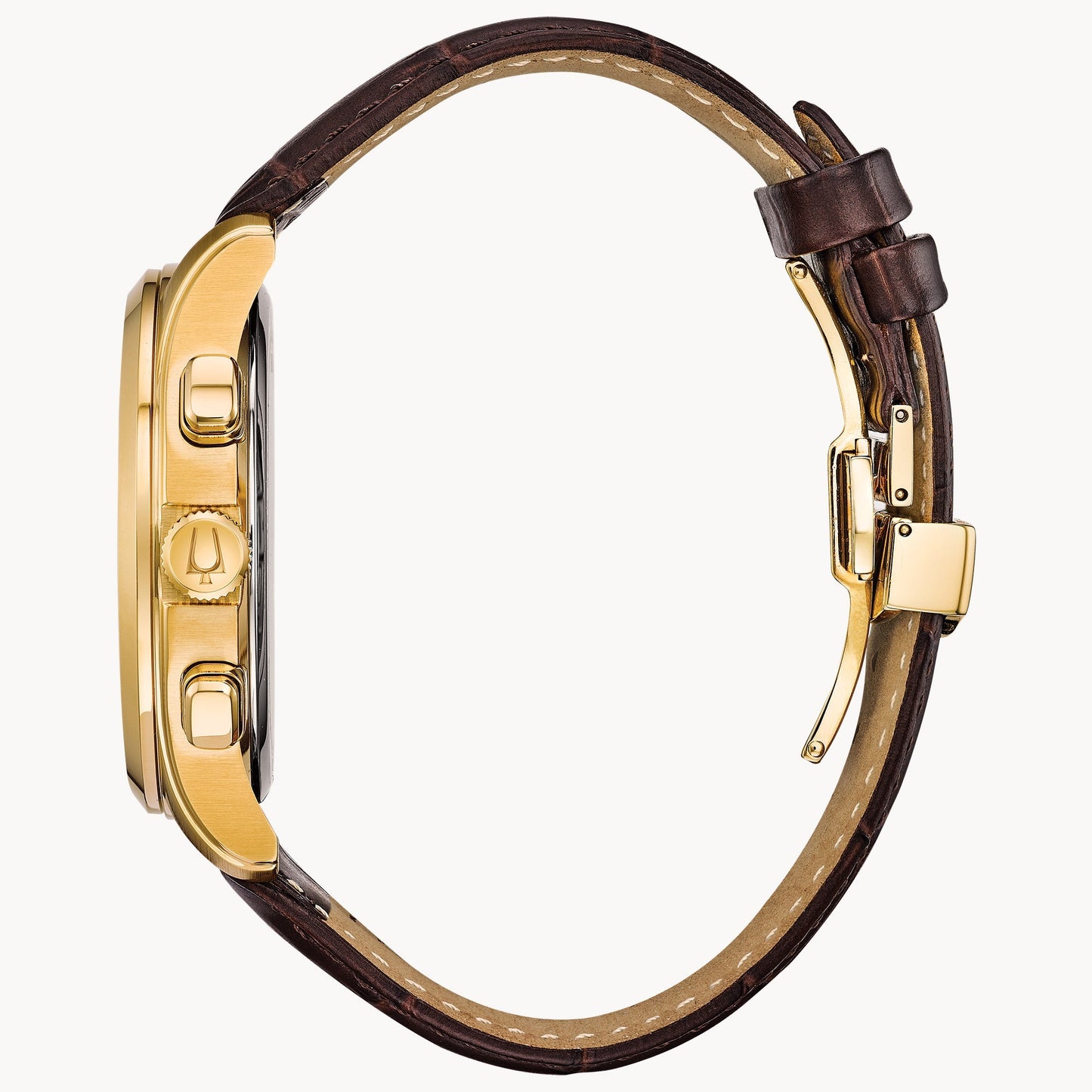 97B169 Reloj Bulova Classic de hombre pulsera de cuero 46 mm