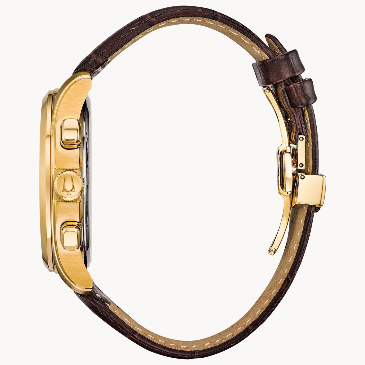 Bulova Classic de hombre pulsera de cuero 46 mm – 97B169