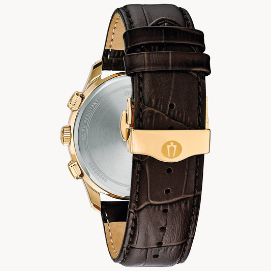 Bulova Classic de hombre pulsera de cuero 46 mm – 97B169