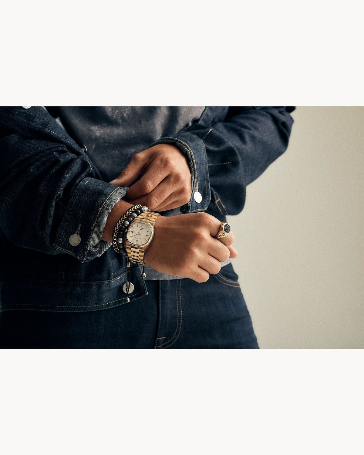 Bulova Super Seville de caballero pulsera de metal 38 mm – 97B223