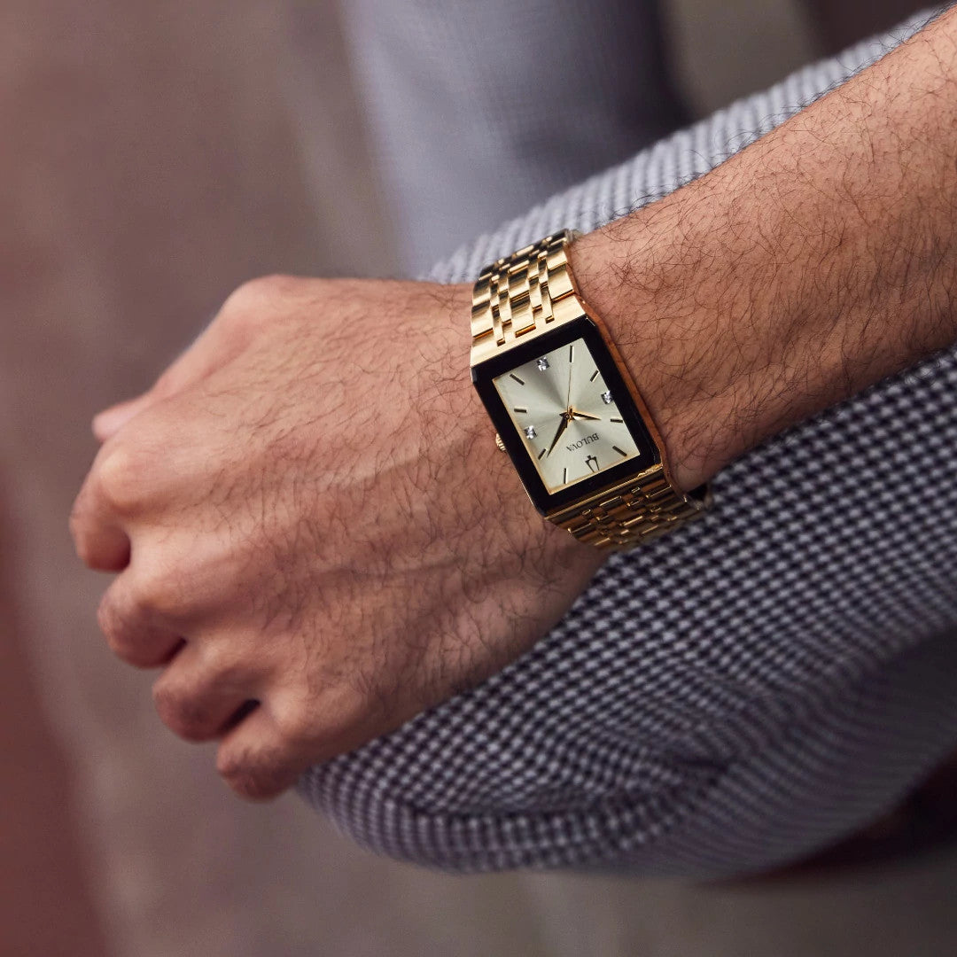 Bulova Diamond Champagne para Caballero – 97D120