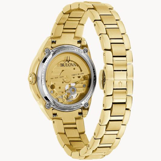 Bulova Sutton de dama automático correa de metal – 97L172