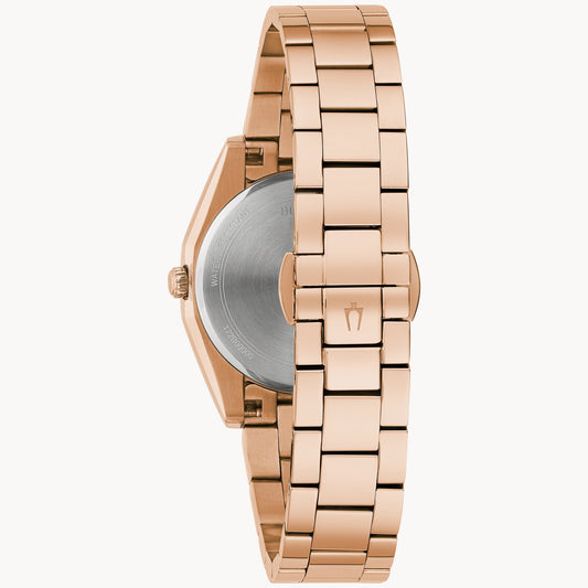 Bulova Surveyor para Dama banda de metal – 97P156
