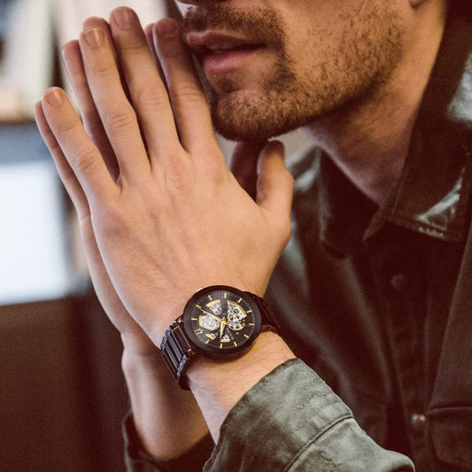 Bulova para hombre pulsera de acero – 98A203