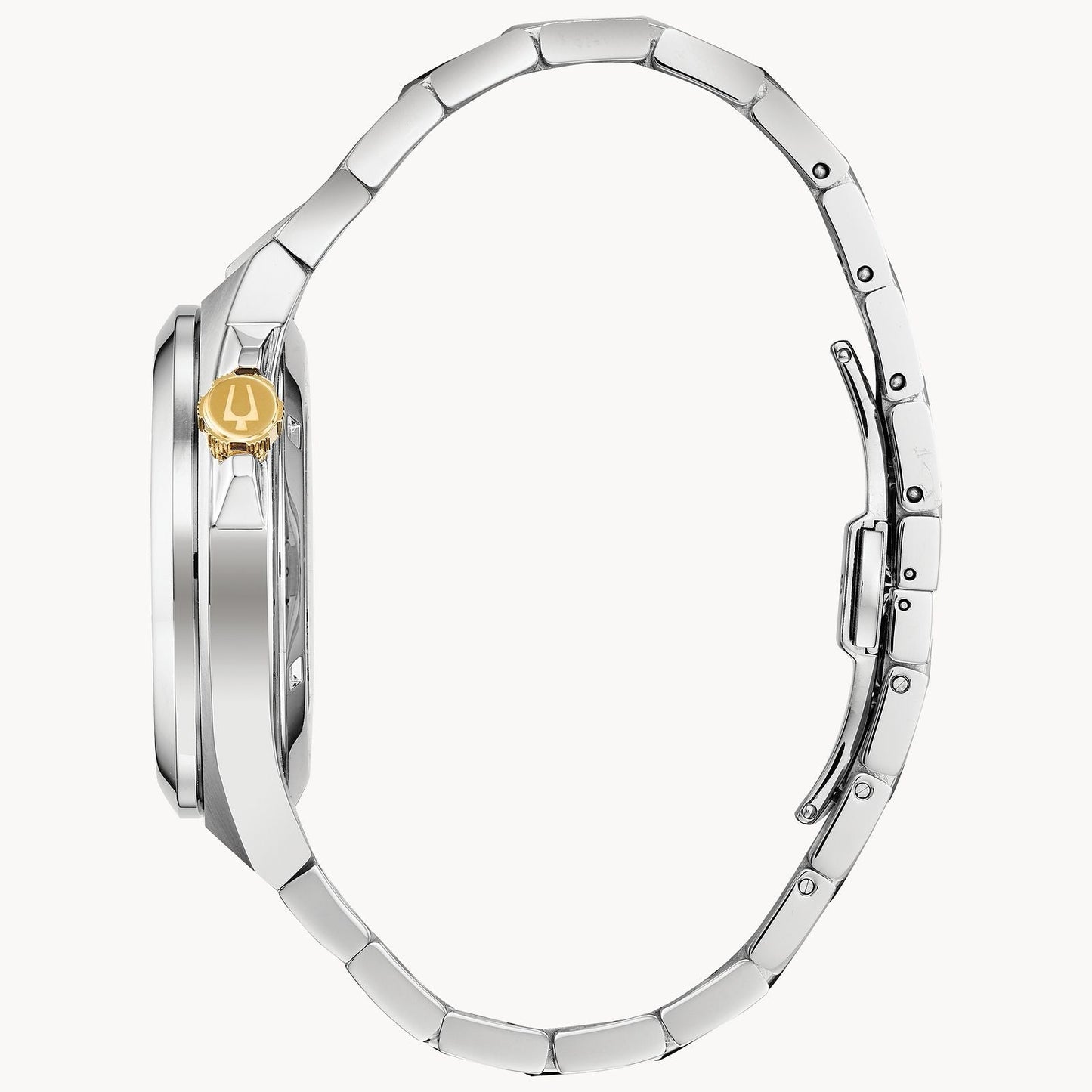 Bulova Machine de hombre pulsera de metal 46 mm – 98A224