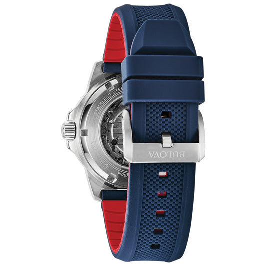 Bulova Marine Star de hombre pulsera de resina 44 mm – 98A225