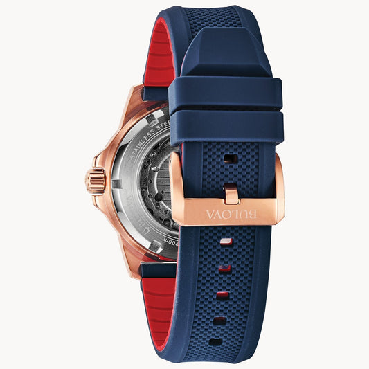 Bulova Marine Star de caballero pulsera de silicona – 98A227