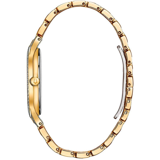 Bulova Crystal de mujer correa de metal – 98A229