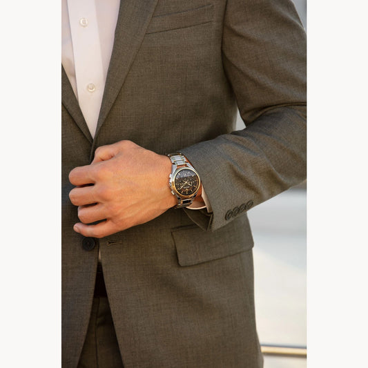 Bulova Curv de hombre pulsera de metal – 98A301
