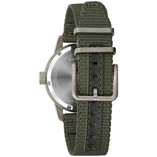 Bulova Hack Military de hombre pulsera de tela – 98A307