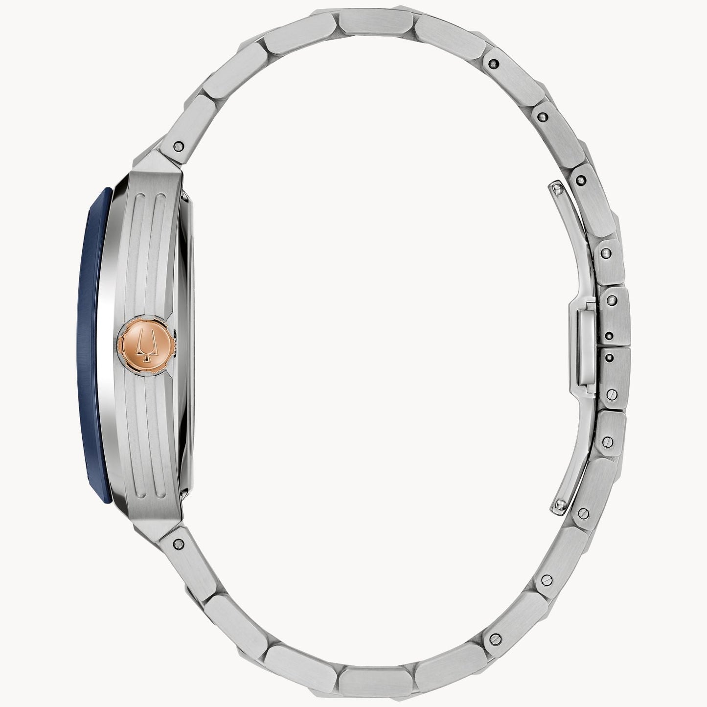 98A319 Reloj Bulova Machine de caballero pulsera de metal