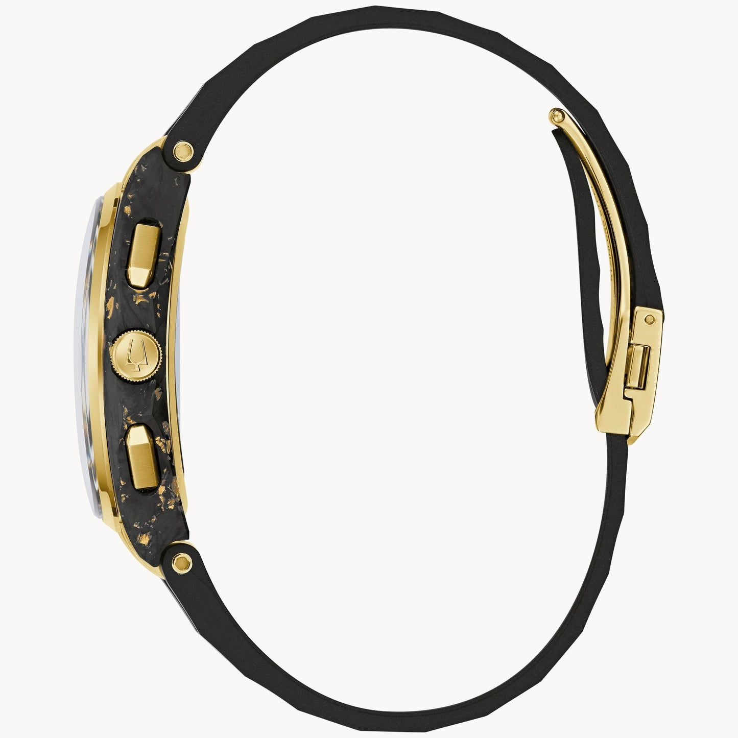 Bulova Curv de hombre correa de resina – 98A328
