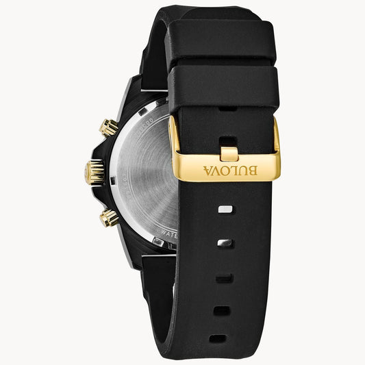 Bulova para caballero pulsera de caucho – 98B278