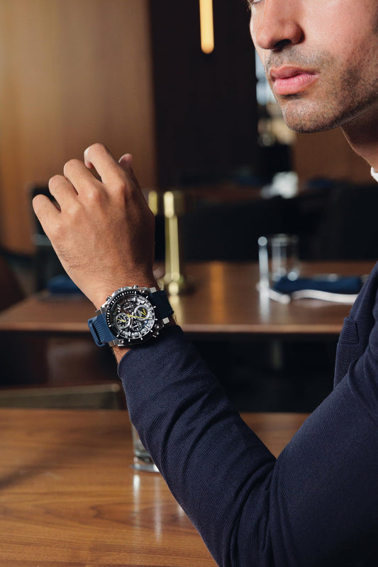 Bulova Icon de hombre correa de caucho – 98B413
