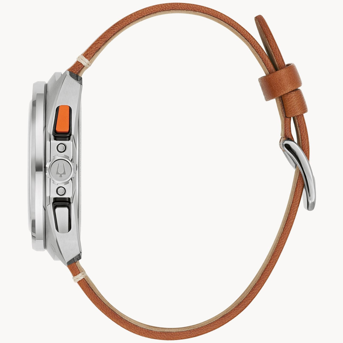 Bulova Racer de hombre pulsera de piel 42 mm – 98B427