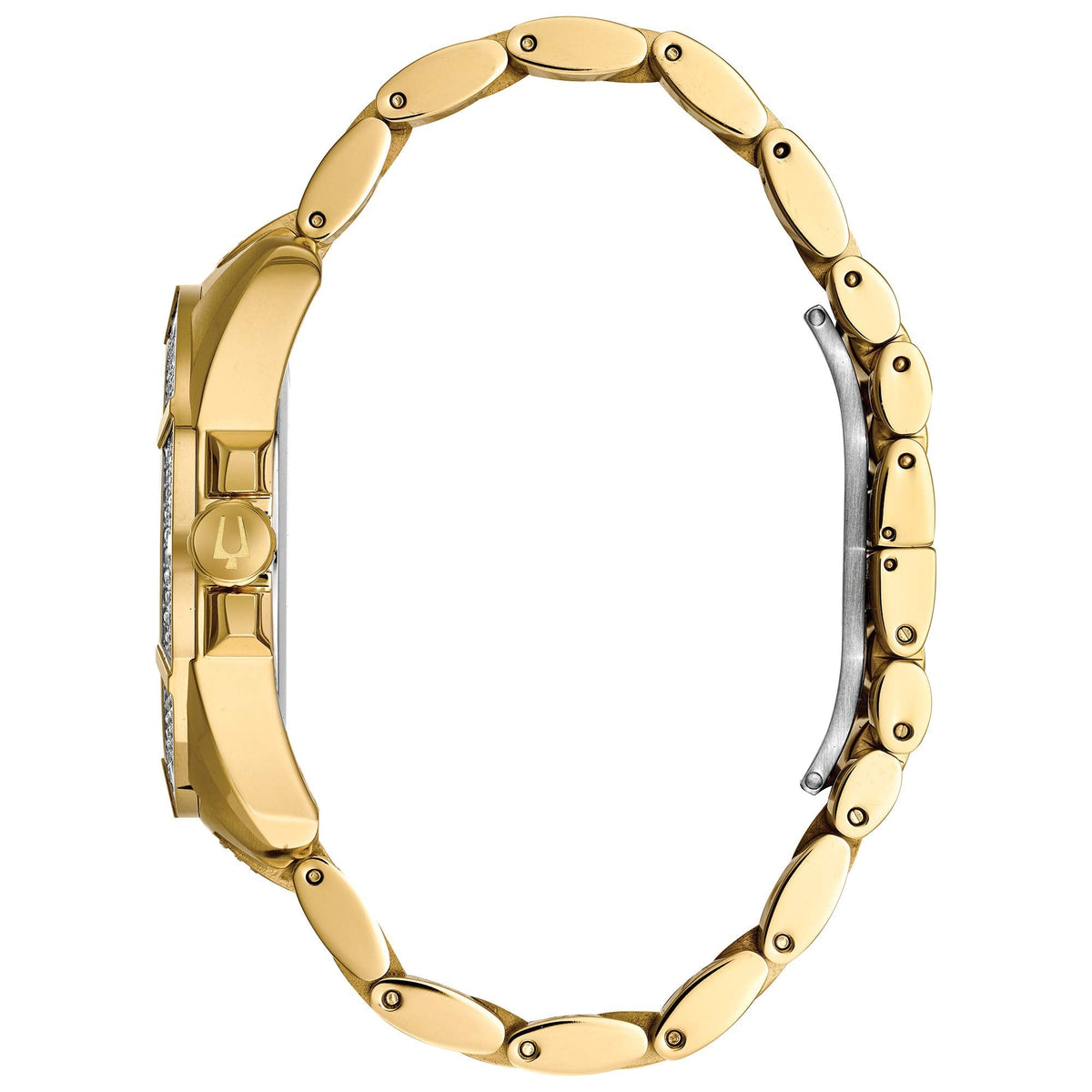 Bulova Crystal Octava de hombre pulsera de metal – 98C128