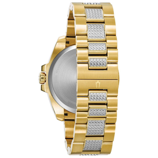 Bulova Crystal Octava de hombre pulsera de metal – 98C128