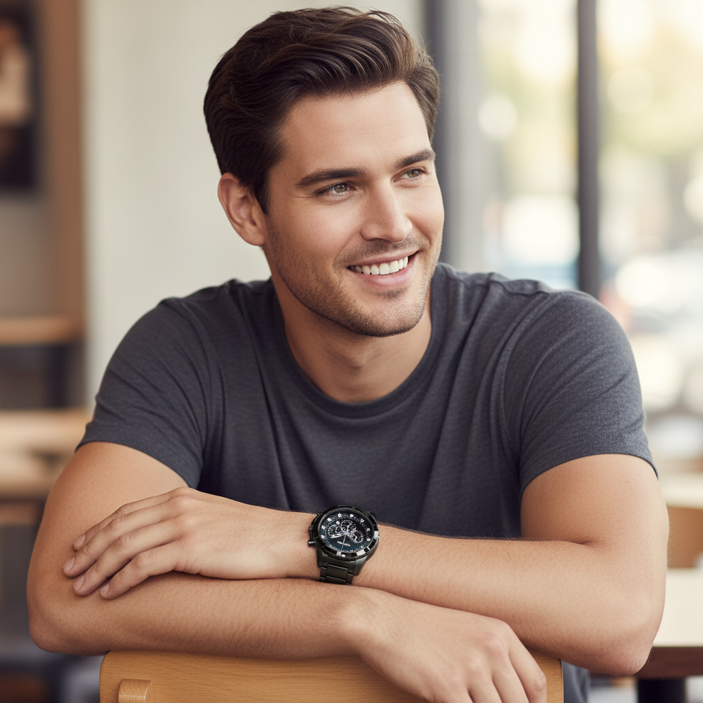 Bulova Diamond Accent de hombre pulsera de metal 44 mm – 98D133