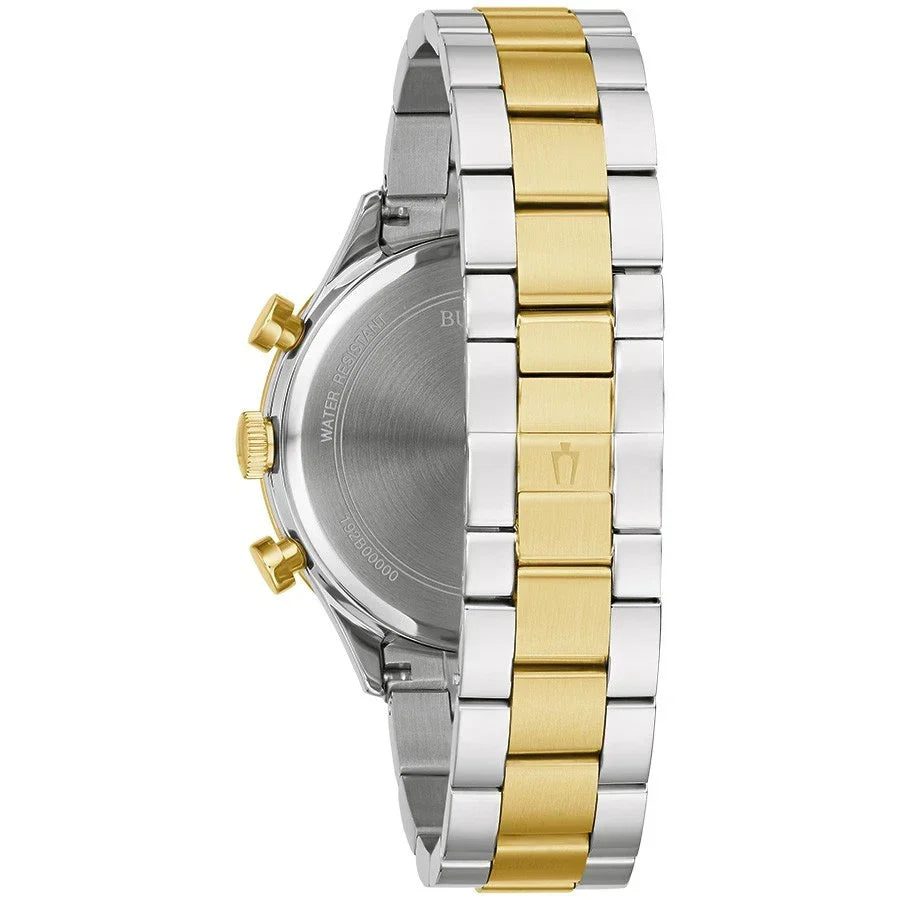 Bulova Diamante de hombre correa de metal – 98D172