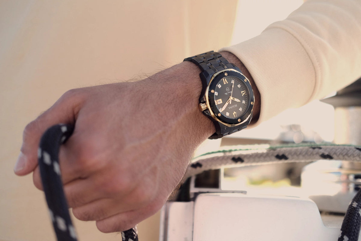 Bulova Marine Star de hombre pulsera de metal 44 mm – 98D176