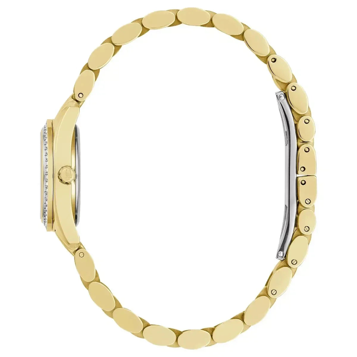 Bulova Cristal de señorita pulsera de metal – 98L315