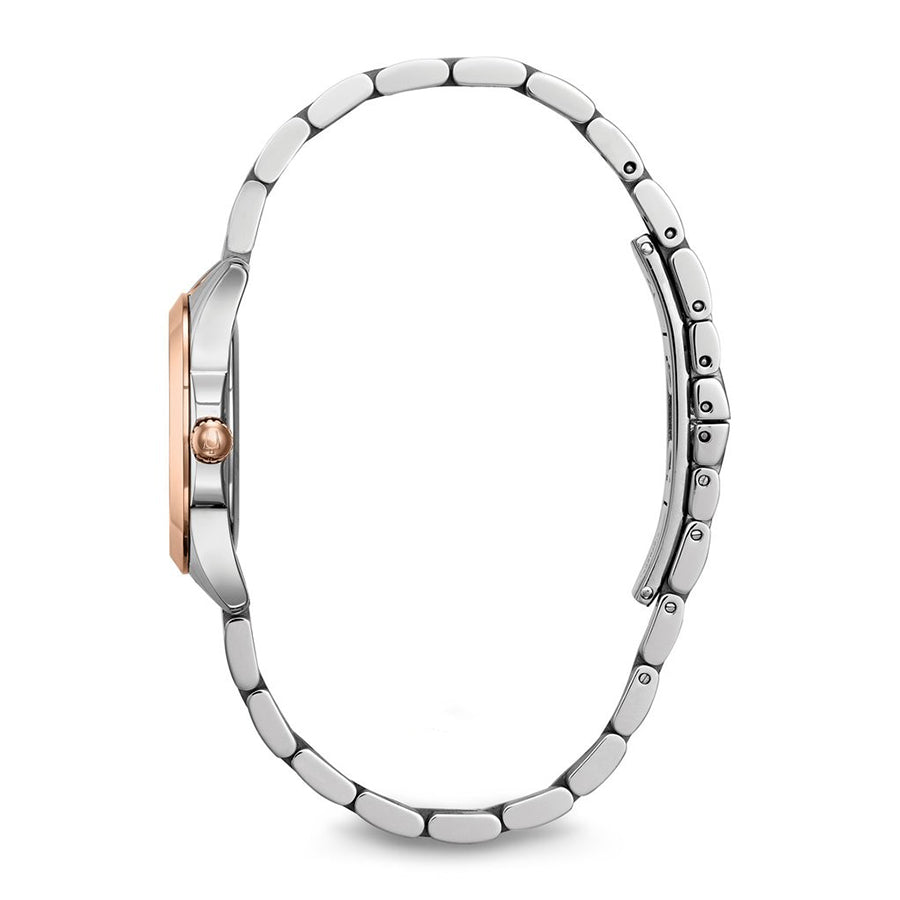 Bulova Mother of Pearl de dama correa de metal – 98M125