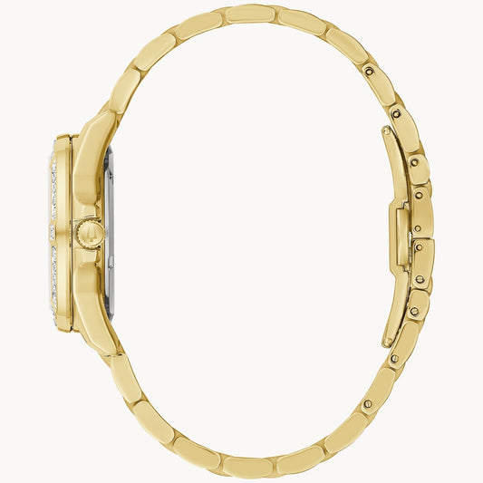 Bulova Marine Star de dama pulsera de metal – 98R294