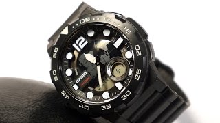 Casio para Hombre, Hora Mundial 10 Años de Batería – AEQ-100W-1AV