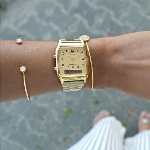 Casio Unisex, Vintage Clásico – AQ-230GA-9B