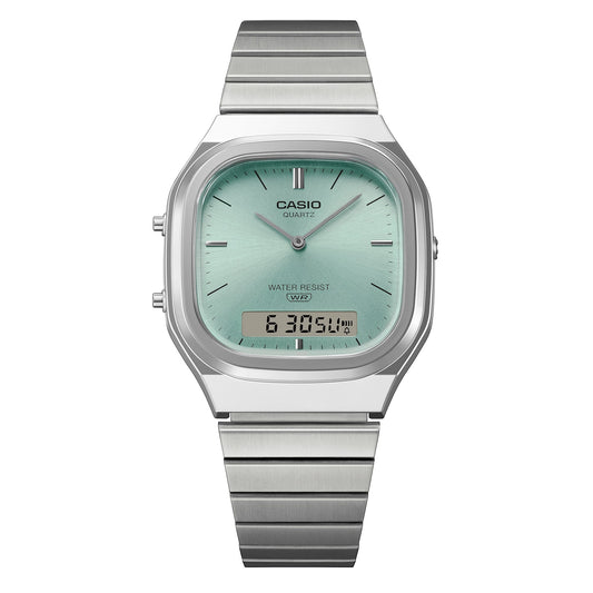 Casio Vintage unisex correa de metal – AQ-240E-2A