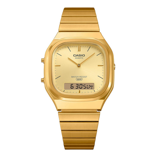 Casio Vintage unisex correa de metal – AQ-240EG-9A