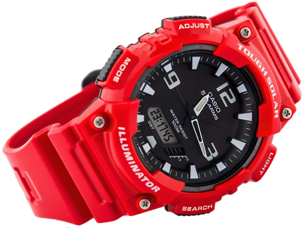 Casio para Hombre, Tough Solar Illuminator – AQ-S810WC-4AV